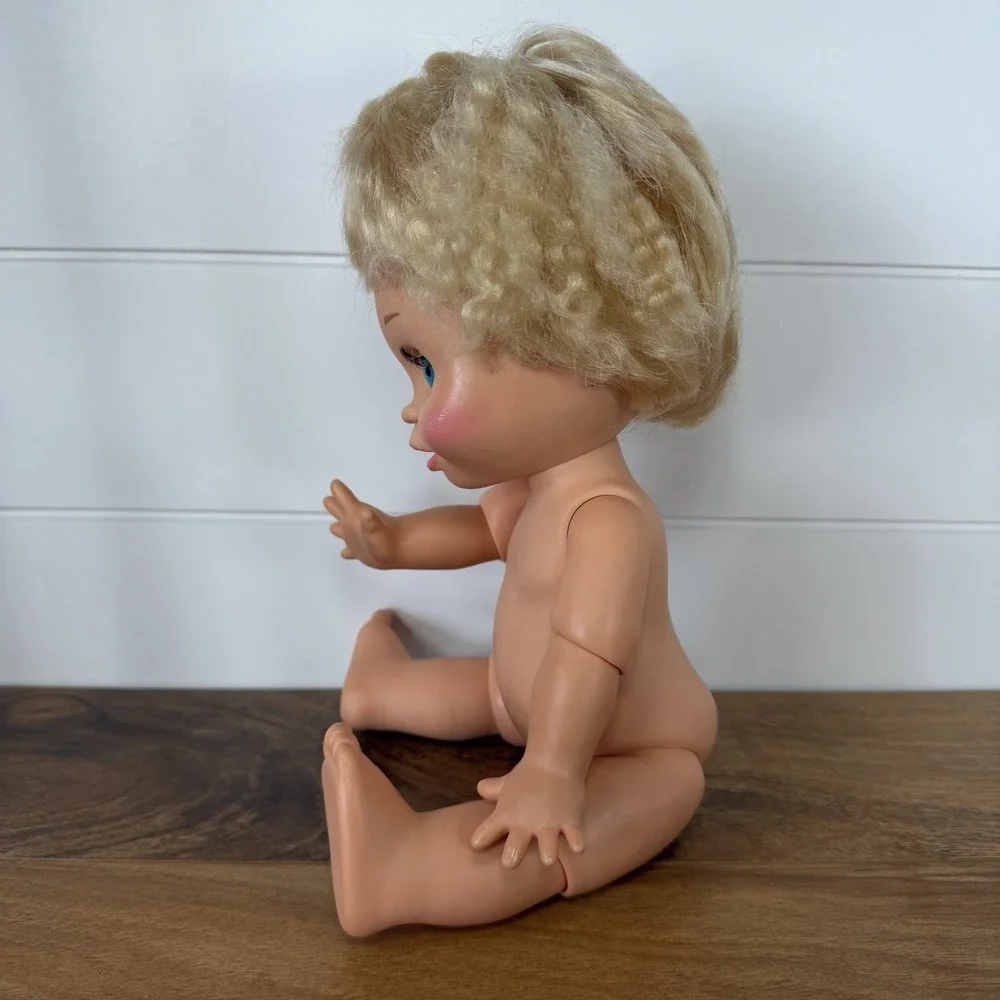 Galoob‎ Baby Face Doll #7 So Innocent Cynthia LGTI 1990 VTG Posable *Wear*